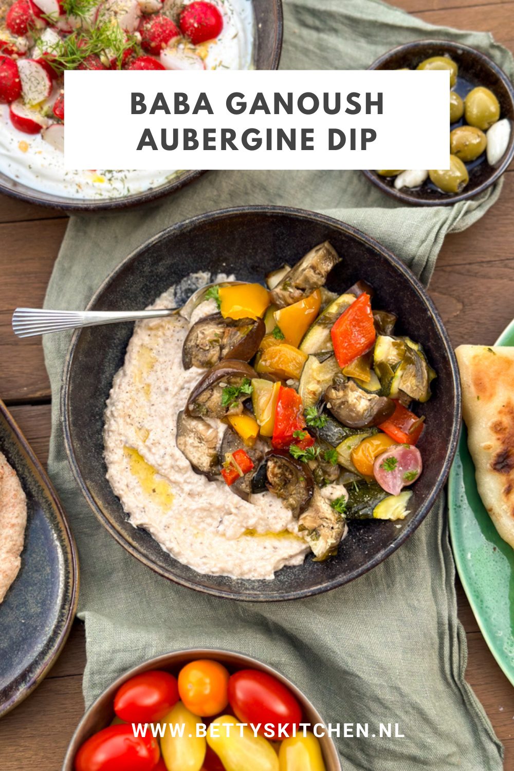 Baba Ganoush (Aubergine Dip) | Recept | Betty's Kitchen Baba Ganoush (Aubergine Dip) | Recept | Betty's Kitchen