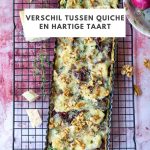 verschil tussen quiche en hartige taart + recepten