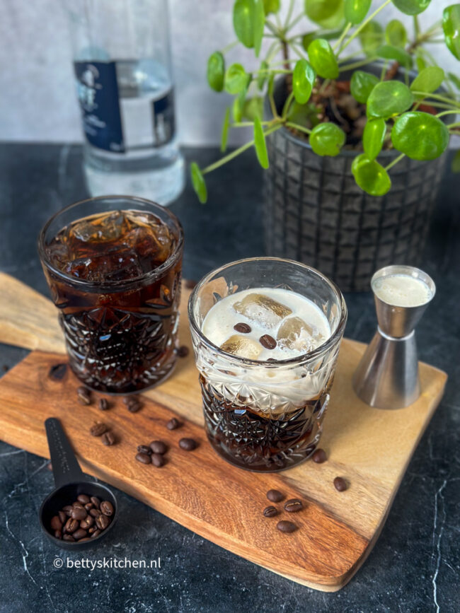 recept black russian vs white russian cocktails © bettyskitchen.nl