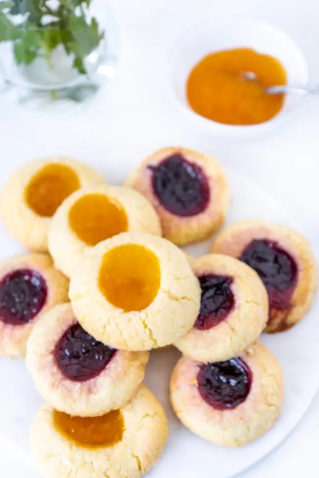recept jam koekjes thumb print cookies © bettyskitchen.nl