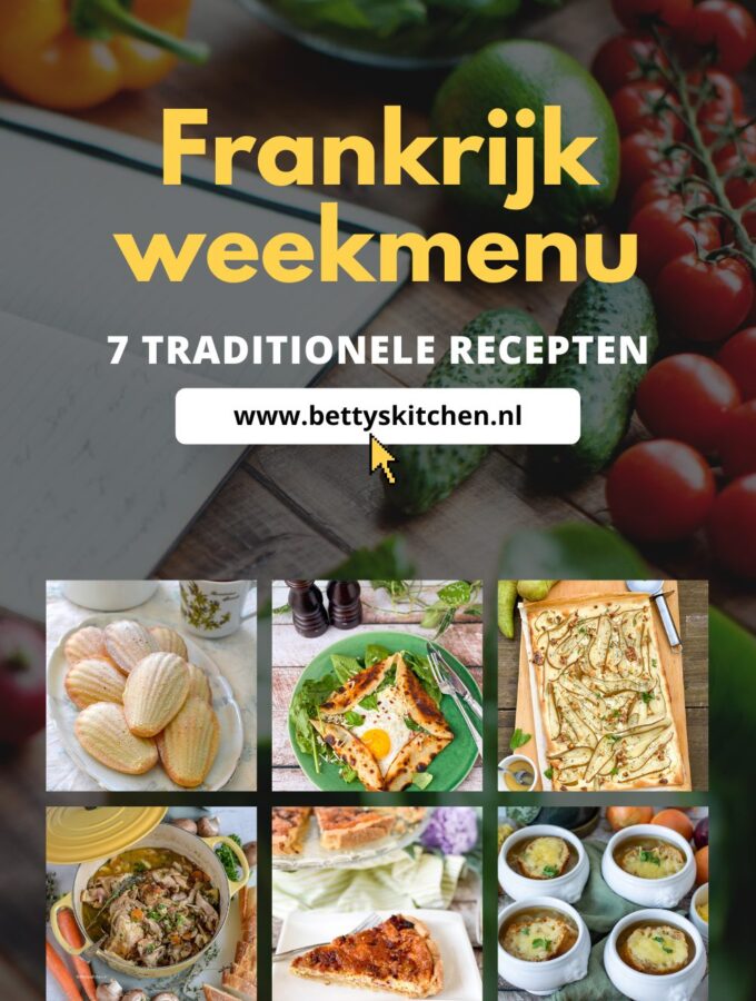 frankrijk weekmenu met franse recepten