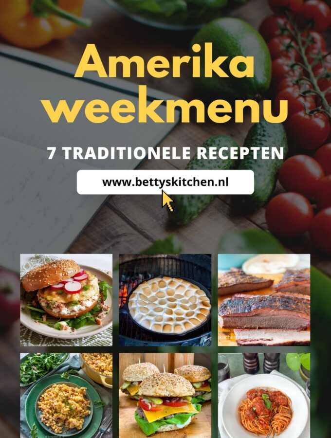 Amerika weekmenu met Amerikaanse recepten © bettyskitchen.nl