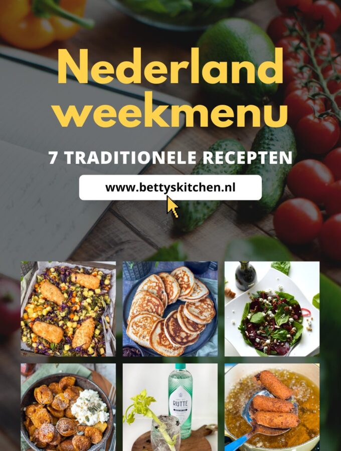 nederland weekmenu met hollandse recepten nederlands keuken inspiratie