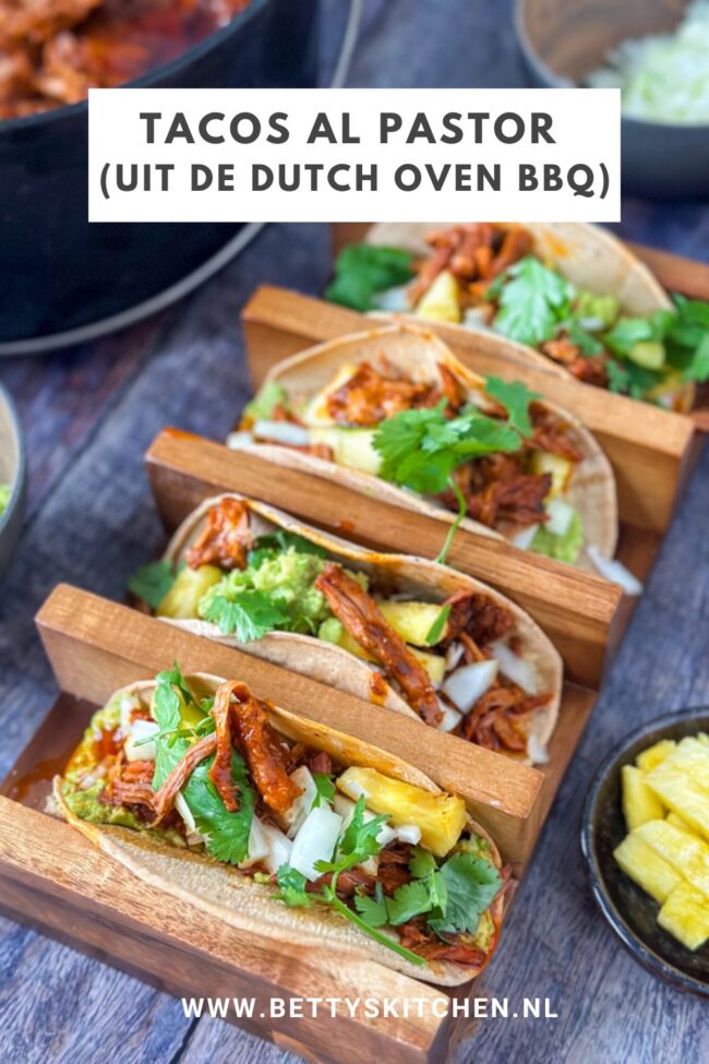 recept voor tacos al pastor uit de Dutch Oven BBQ © bettyskitchen.nl