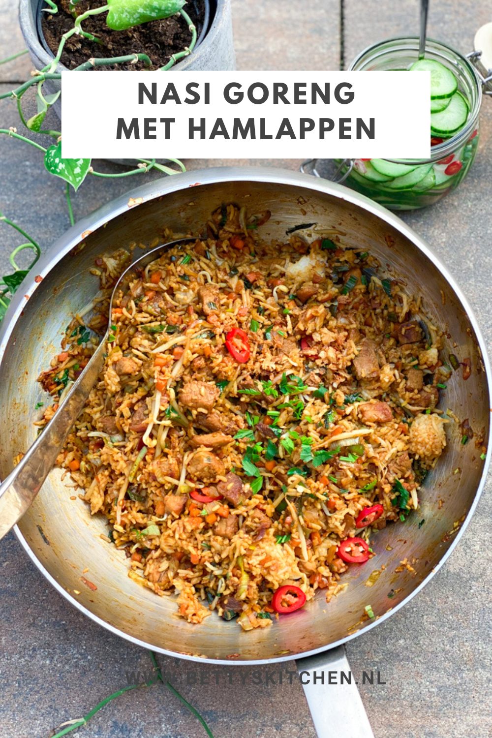 Nasi Goreng Indonesische Gebakken Rijst Recept Betty S