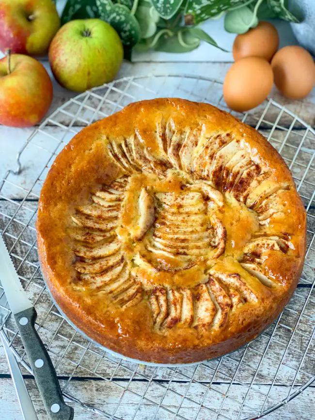 recept appelcake met custard © bettyskitchen.nl