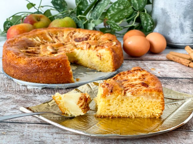 recept appelcake met custard © bettyskitchen.nl