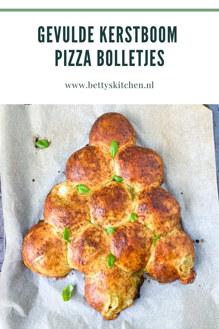 Kerstboom Pizza Bolletjes | Recept | Betty's Kitchen