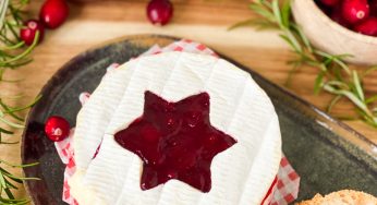Kerst Camembert met Cranberry