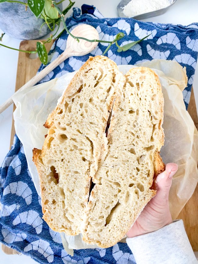  recept voor makkelijk no knead bread brood zonder kneden maken - bloem gist en water