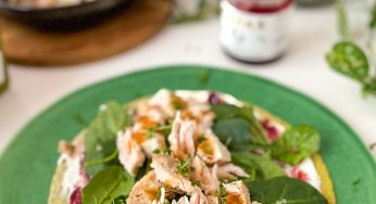 Kalkoen wraps met cranberry