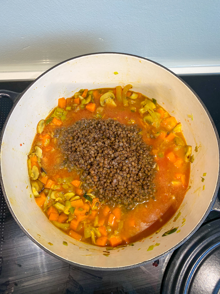 Linzen Stoofschotel met garam masala Recept Betty's Kitchen