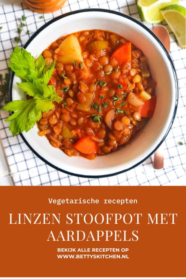 recept linzen stoofpot met aardappel © bettyskitchen.nl