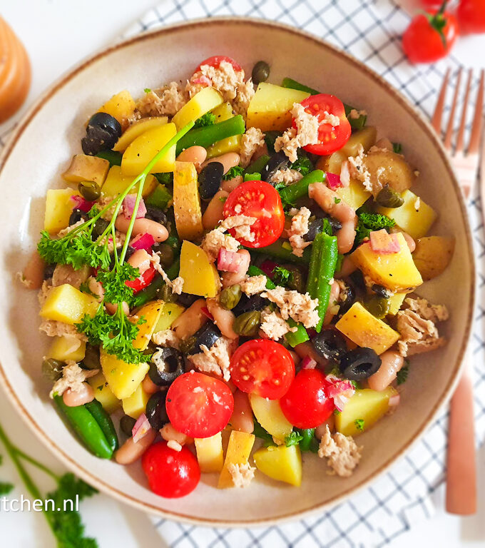 recept vegan salade nicoise © bettysktichen.nl