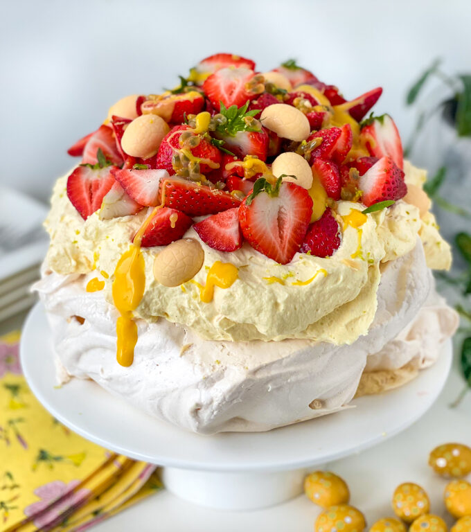 recept paas pavlova met aardbeien en advocaat © bettyskitchen.nl