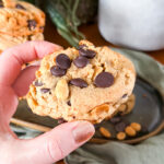 recept voor pindakaaskoekjes met chocolade - chocolate chip peanutbutter cookies