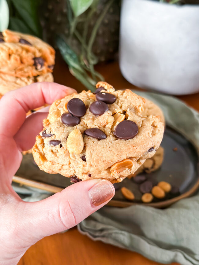 recept voor pindakaaskoekjes met chocolade - chocolate chip peanutbutter cookies