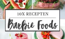 geheel in lijn met de nieuwe Barbie food trend - roze eten Barbie the Movie trends