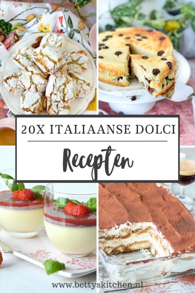 20x Italiaanse Dolci recepten