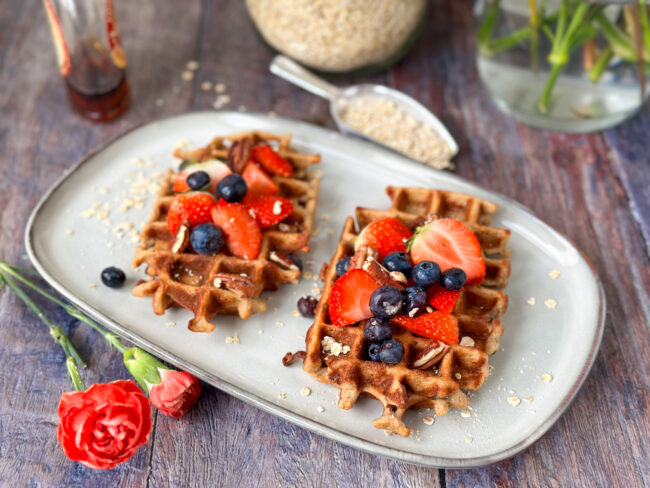 recept havermout wafels met banaan © bettyskitchen.nl