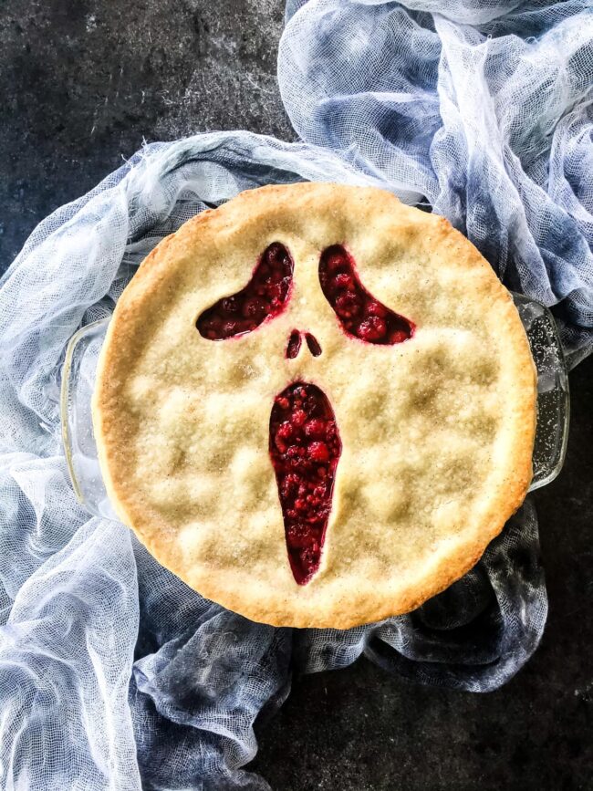 6. 'Scream' pie met frambozen