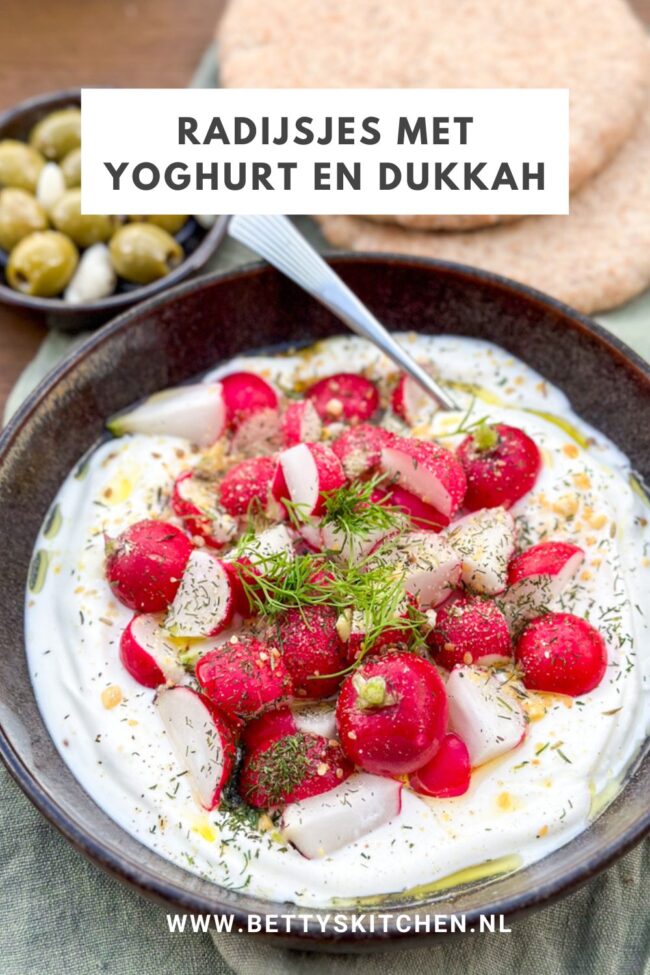 recept radijsjes met yoghurt en dukkah © bettyskitchen.nl