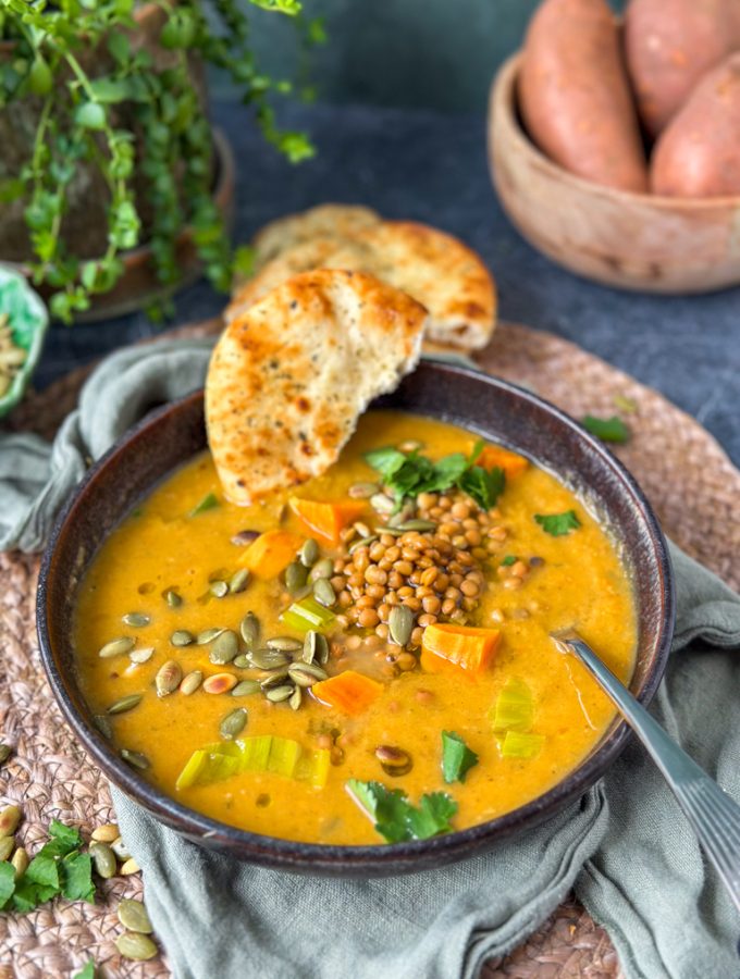 recept zoete aardappelsoep met linzen © bettyskitchen.nl