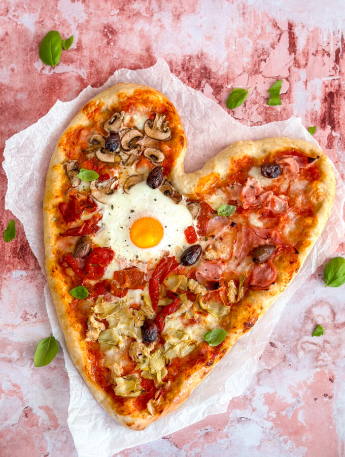 recept valentijnspizza voor twee © bettyskitchen.nl