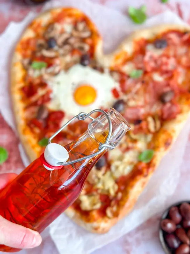recept valentijnspizza voor twee © bettyskitchen.nl
