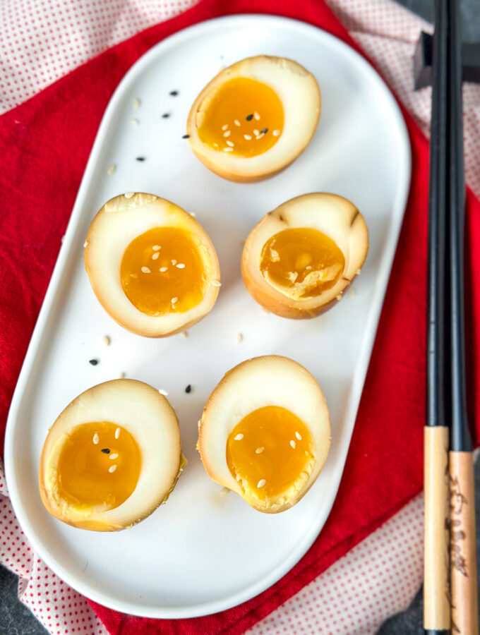 recept voor ramen eieren gemarineerd in sojasaus © bettyskitchen.nl