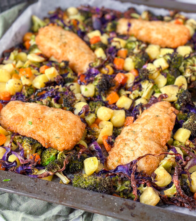 recept traybake met lekkerbekjes © bettyskitchen.nl