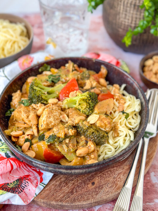 recept thaise panang curry met tofu en noedels © bettyskitchen.nl