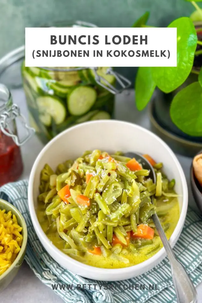 recept buncis lodeh snijbonen in kokosmelk afgekookt @ bettyskitchen.nl