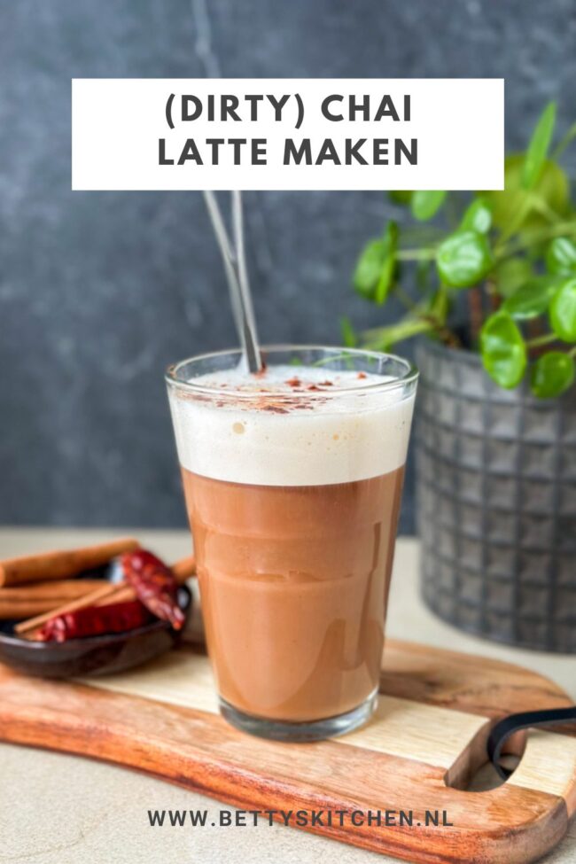 recept dirty chai latte © bettyskitchen.nl