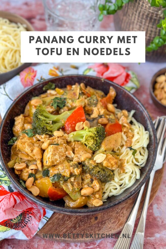 recept thaise panang curry met tofu en noedels © bettyskitchen.nl