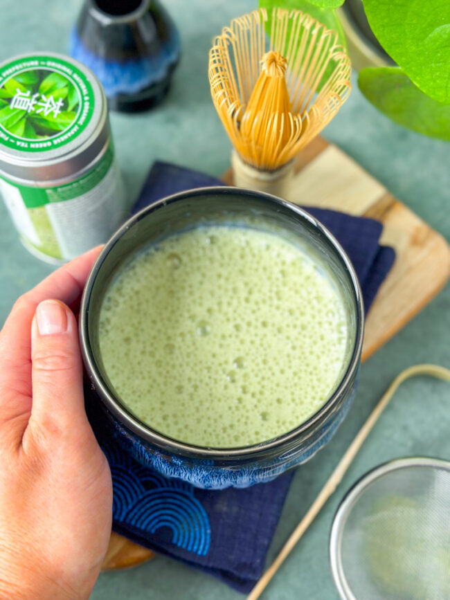 recept Matcha latte maken © bettyskitchen.nl