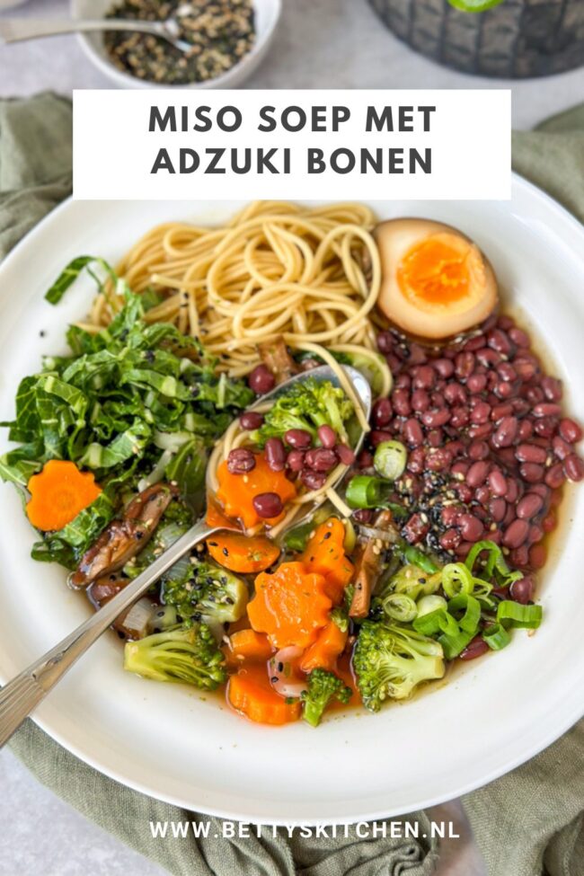 recept miso soep met adzuki bonen © bettyskitchen.nl