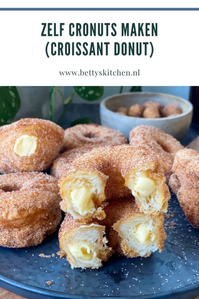 recept voor zelf cronuts maken croissant donut © bettyskitchen.nl