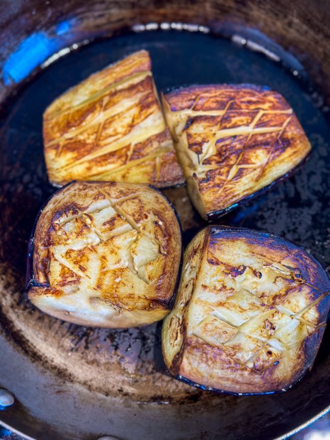 gemarineerde aubergine koreaans bijgerecht banchan © bettyskitchen.nl