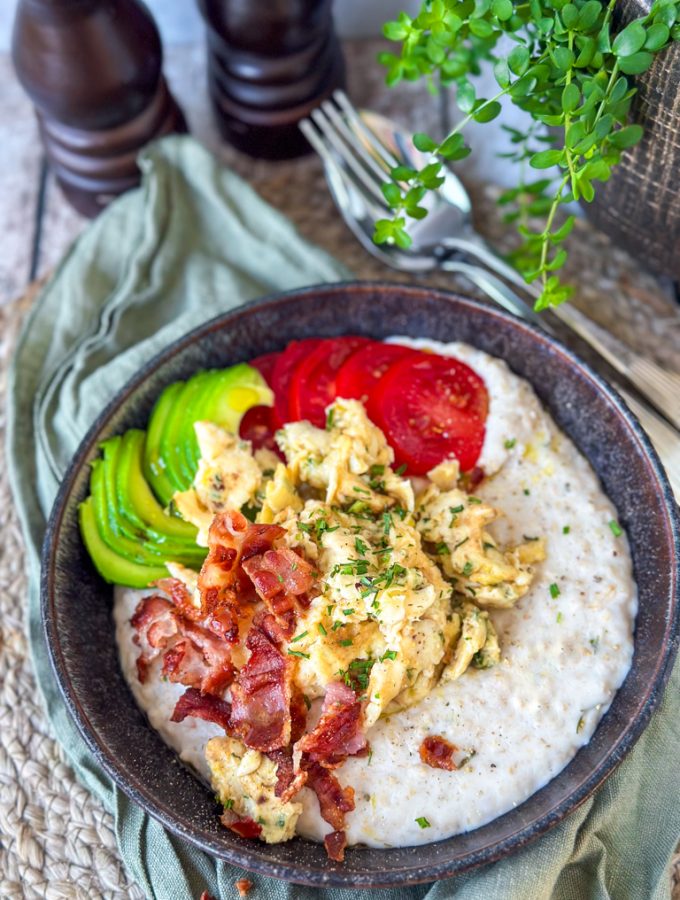 recept bacon & eggs havermout ontbijt © bettyskitchen.nl