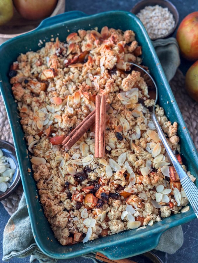 recept apple crumble uit de oven © bettyskitchen.nl