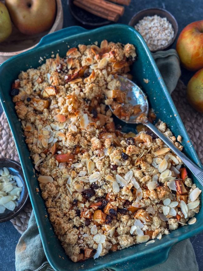 recept apple crumble uit de oven © bettyskitchen.nl