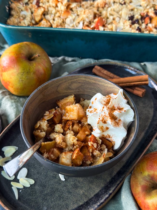 recept apple crumble uit de oven © bettyskitchen.nl