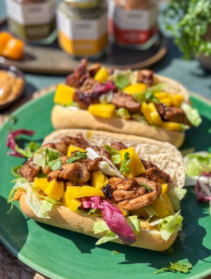 recept caribisch broodje met kip en mango © bettyskitchen.nl