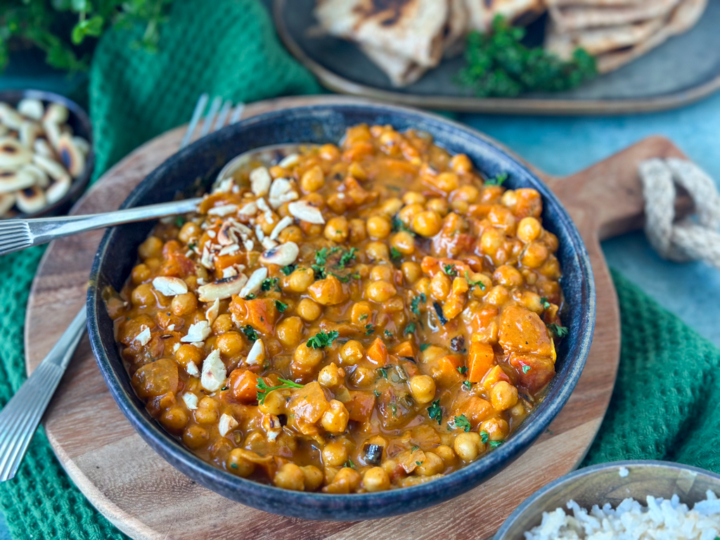 Vegetarische Korma met Kikkererwten | Recept | Betty's Kitchen Vegetarische Korma met Kikkererwten | Recept | Betty's Kitchen