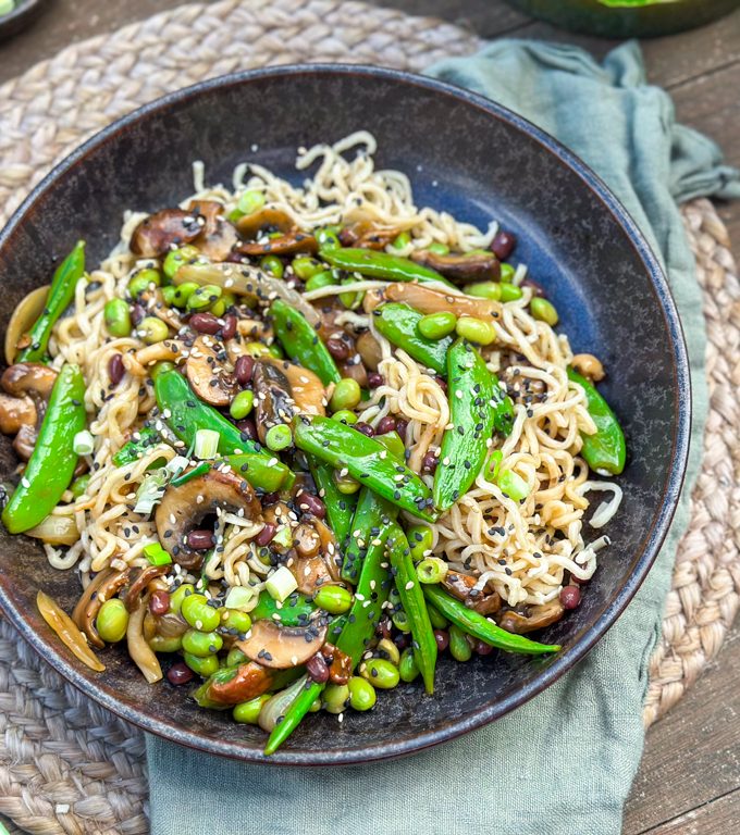 recept bonen en paddenstoelen in teriyaki saus © bettyskitchen.nl