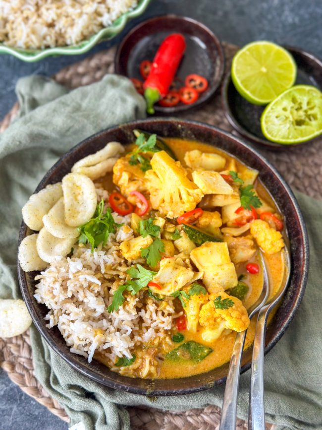 recept thaise gele curry met vis en bloemkool © bettyskitchen.nl
