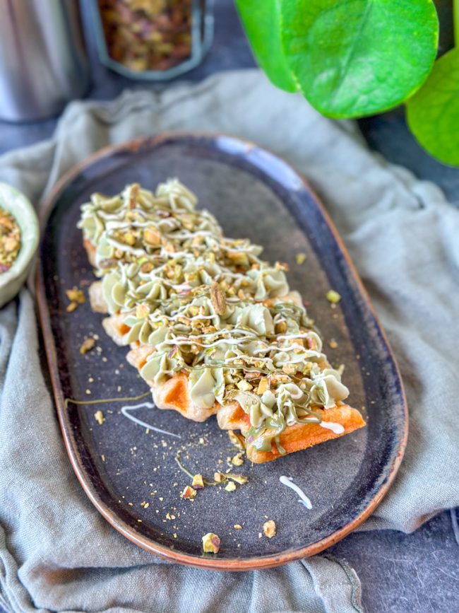 recept croissant wafel met pistache creme © bettyskitchen.nl