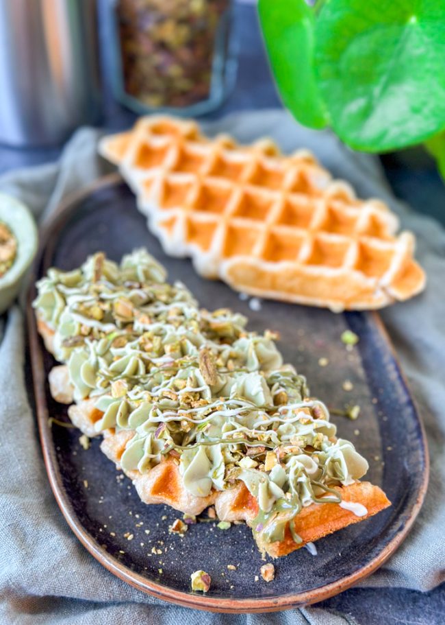 recept croissant wafel met pistache creme © bettyskitchen.nl