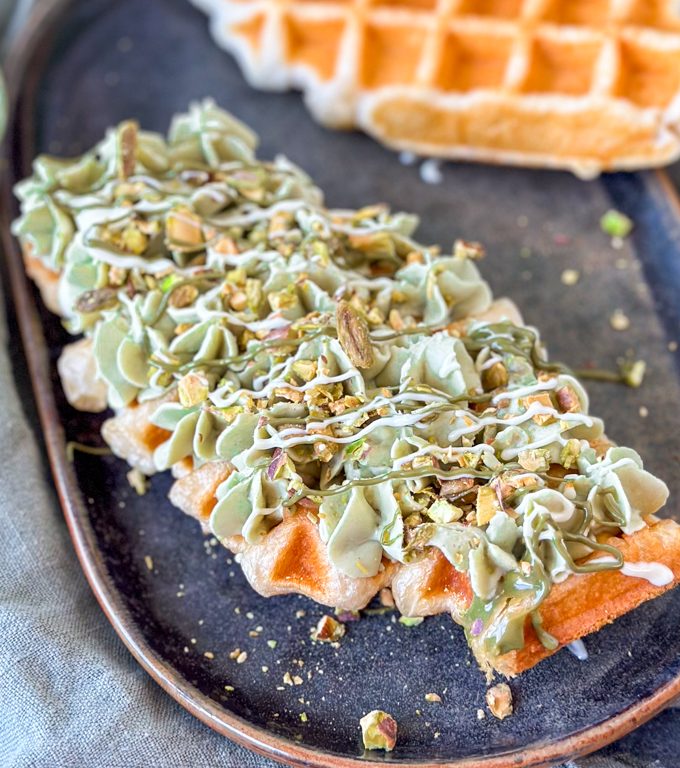 recept croissant wafel met pistache creme © bettyskitchen.nl